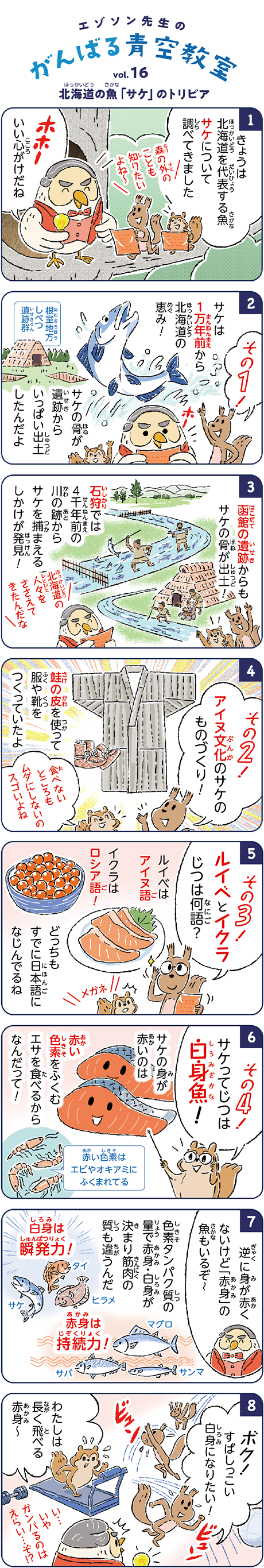 北海道を代表する魚「サケ」について調べてきました